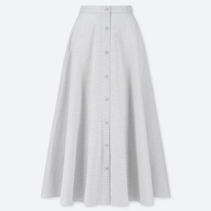 Uniqlo Front Button Circular Skirt
